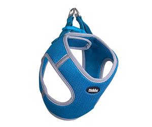 Nobby 80444-32 Mesh Harness Delight Light Blue; L: Chest: 40-45 cm; Belly: 50-55 cm; 25 mm