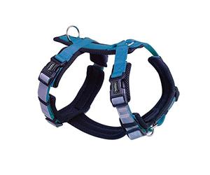 Nobby 80450-32 Daily Walk Comfort Harness Light Blue L Chest 42-58 cm Belly 63-86 cm