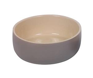 Nobby 82405 Kaunis Ceramic Bowl Grey/Cream Diameter 24.0 x 8.0 cm 2.40 L