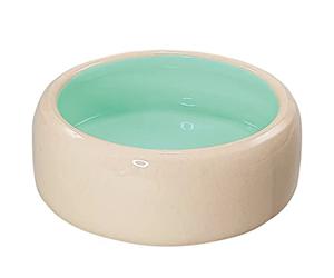 Nobby 82418 Rodent Ceramic Feeding Trough Mint Diameter 18.0 cm 1.00 L