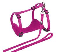 Nobby 88411-64 Cat Harness Mesh Raspberry L-XL