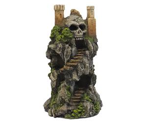 Nobby Aqua Ornaments Skull Castle 9.2 x 9 x 17.7 cm