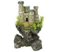 Nobby Aquarium Decoration Castle With Plants 12.5X10.5X19 Cm Non-Toxic