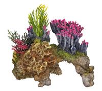 Nobby Aquarium Decoration Coral With Plant 15,5 x 9 X 10,5 CM