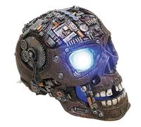 Nobby Aquarium Decoration Cyborg Skull With LED 20.8X13.7X15Cm Non-Toxic