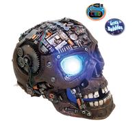 Nobby Aquarium Decoration Cyborg Skull With LED 20.8X13.7X15Cm Non-Toxic