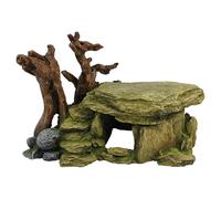 Nobby Aquarium Decoration Rock Cave with Wood, RRP 49.99 EUR, NEW