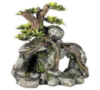 Nobby Aqua Ornaments 28636 Stone Cave with Plants 198 g