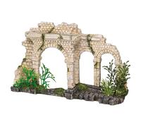 Nobby Lava Rock with Plants Aquarium Ornaments, 28.5 x 18.5 x 24 cm