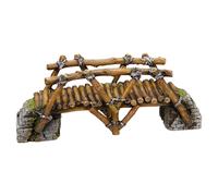 Nobby Aquarium Decoration Wooden Bridge 25.8X8X10 Cm Freshwater/Marine Aquarium