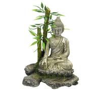 Nobby Aqua Ornaments Zen Statue with Bamboo, Resin, Various