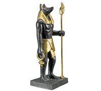 Nobby Aquarium Ornament, Anubis, Black, Classic, One Size, Halloween, Plastic, Hanging, 7 x 6 x 18 cm