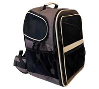 Nobby Backpack Extend Brown For Dogs, 32X38X41Cm, With Waste Bag Dispenser