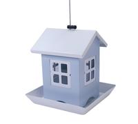Nobby Bird Feeder Ditte Light Blue, Removable Roof, 4 Perches
