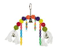 Nobby Bird Toy 22 Cm Arch With Bells & Willow Balls For Birds