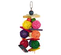 Nobby Bird Toy Willow Balls For Parrots & Budgerigars, 25 Cm With Bell