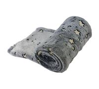 Nobby Blanket Xmas Gray 100X150Cm For Dogs, Glows In The Dark, Washable