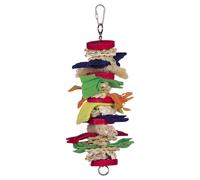Nobby Cage Toy 30X10 Cm For Parrots & Large Parakeets Made Of Wood/Sisal