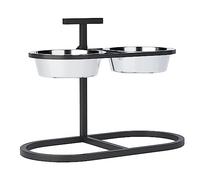 Nobby Calme Adjustable Feeding Bar Including 2 Bowls 53 x 26.5 x 40 cm; 2 x Approx. 1800 ml
