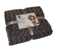 Nobby Cat Blanket Fleece Plaid Super Soft Brown For Cats, Washable 40°C