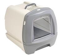 Nobby Cat Litter Box 80s Gray Retro Design 50x40x42cm With Drawer And Filter