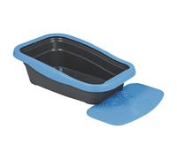 Nobby Cat Litter Box Nella Kit Blue/Grey With Mat 80X36.5Cm Cat Supplies