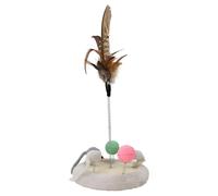 Nobby Cat Playground Plush For Cats Ø 19x38 Cm With Mice And Balls
