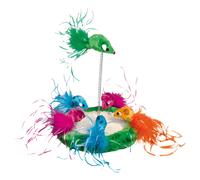Nobby Cat Playground Plush With 6 Mice And Catnip 19X24 Cm