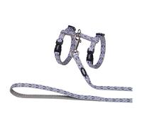 Nobby Cat Set Fish Grey Adjustable Leash Cat Supplies