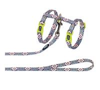 Nobby Cat Set Oriental Nylon Adjustable For Cats Leash Colorful