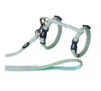 Nobby Cat Set Varia Mint Adjustable Dish And Leash