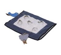 Nobby Cat Toy Crinkle Mat Hide 46X37 Cm Soft Non-Slip With Toys