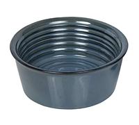 Nobby Ceramic Bowl Groove Green Blue Diameter 19.5 x 7.5 cm 1.0 L Pack of 1