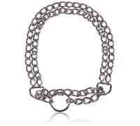 Nobby Chains Choker Two Rows Chrome, 45 cm/ 2.5 mm