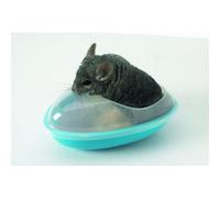 Nobby Chinchilla Bath House 35X23X15Cm Blue-Transparent, Ideal For Care