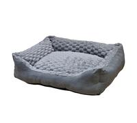 Nobby Classic Diamond Square Comfort Bed 50 x 40 x 17 cm Grey