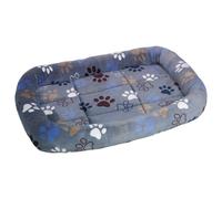 Nobby Lissi Classic Dog Mat Pet Bed with Edge Oval 78 x 58 x 8 cm Dark Grey