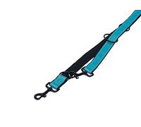 Nobby Classic Reflect Soft Training Leash, 200 x 2 cm, Turquoise/Black