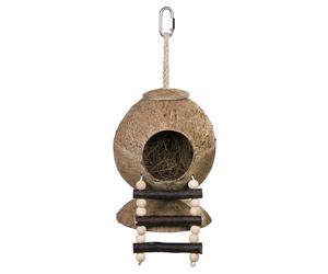 Nobby Coconut House With Ladder 31X11.5Cm For Birds - Activity Toy