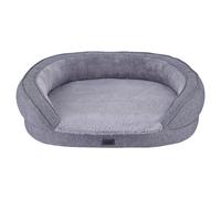 Nobby Comfort Bed Amca Gray Oval 78x62 Cm For Dogs, Orthopedic & Washable