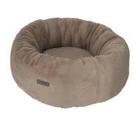 Nobby Comfort Bed Donut Zarif Beige For Dogs, Washable, Non-Slip, Soft Plush