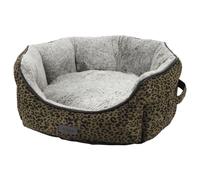 Nobby Comfort Bed Oval Leo Leopard Brown For Dogs, MSRP 45.99 EUR, NEW