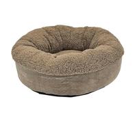 Nobby Comfort Bed Round Classic Teddy Taupe Diameter 70 x Height 23 cm