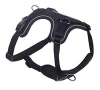 Nobby Comfort Harness Mailo Black L: Chest: 42-60 cm, Belly: 65-85 cm, W: 25 mm, Pack of 1