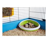 Nobby Corner Toilet Concha Medium Rodent Cage 36X26.5X15.5Cm Multicolored