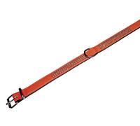 Nobby Crystal Three Row Collar, 47 cm, Terracotta/ Black