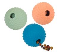 Nobby Diamond Snack Ball Dog Chew Toy 9cm Solid Rubber