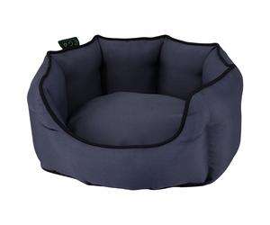 Nobby Dog Bed Comfort Oval Gray, Microfiber, Eco-Line, Anti-Slip