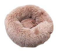 Nobby Dog Bed Cuddle Donut Esla Light Pink Microfiber Long Plush Washable