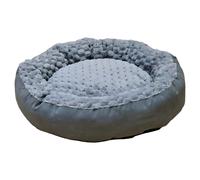 Nobby Dog Bed Donut Diamond Gray, Soft, Non-Slip, For Dogs, Washable At 30°C